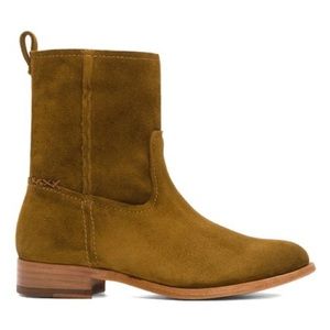 Frye Tan Ankle Booties with Classic Design